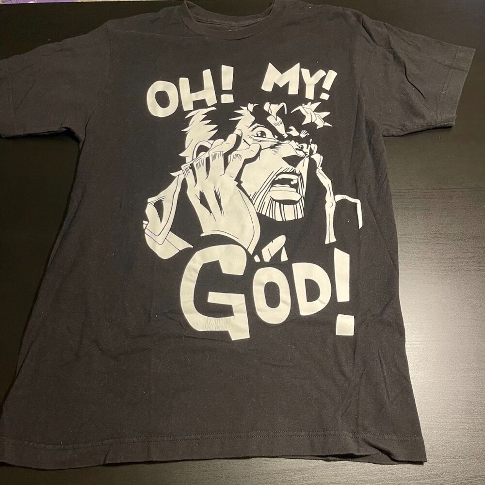 JoJo's Bizarre Adventure Joseph Joestar Oh My God T-Shirt Size Medium